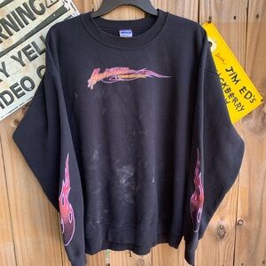 Black and red Hendrickson Towing and Recovery Idaho Falls sweatshirt size L